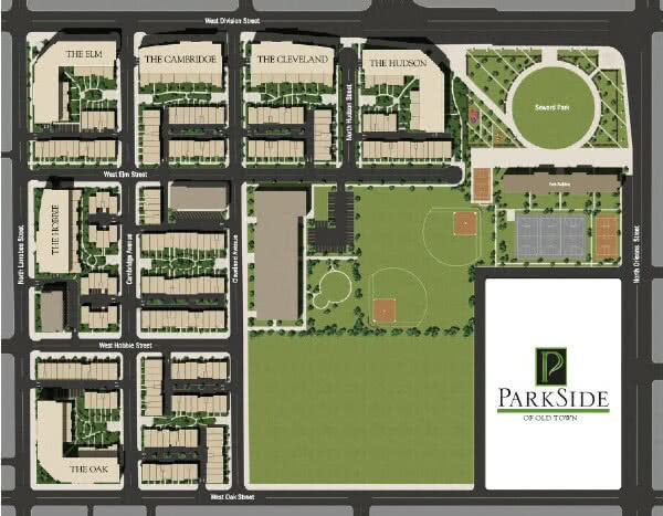 Parkside Of Old Town Site Map